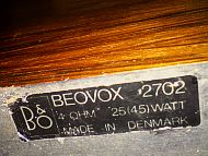 plaque B&O 2702