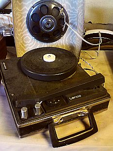 valisette phono LENCO vintage