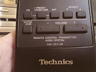 télécommande Technics hd81