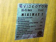 plaque Videoton MiniMax 2