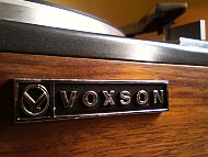 détail de la platine TD Voxson Garrard
